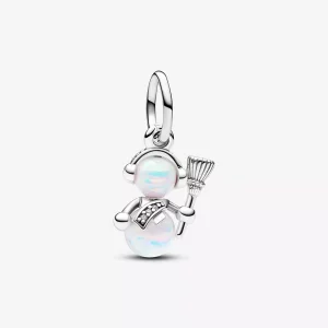 Pandora Opalescent Sneeuwpop Hangende Bedel - 792981C01 (afbeelding voor) Pandora Opalescent Sneeuwpop Hangende Bedel - 792981C01
