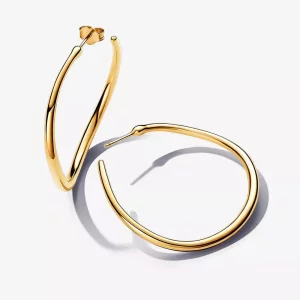 (afbeelding voor) Pandora Organisch Gevormde 42 mm Open Oorringen - 263299C00
