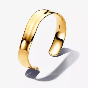 Pandora Organisch Gevormde Brede Open bangle - 563302C00 (afbeelding voor) Pandora Organisch Gevormde Brede Open bangle - 563302C00