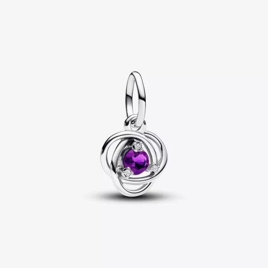 (afbeelding voor) Pandora Paarse Oneindigheidscirkel Hangende Bedel - 793125C02