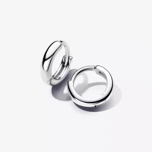 (afbeelding voor) Pandora Ronde huggie oorringen - 293286C00