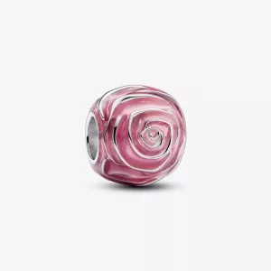 (afbeelding voor) Pandora Roze roos in bloei bedel - 793212C01