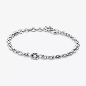 (afbeelding voor) Pandora Signature stoere pavé schakelarmband - 592777C01
