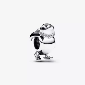 Pandora Skiënde Pinguïn Bedel - 792988C01 (afbeelding voor) Pandora Skiënde Pinguïn Bedel - 792988C01