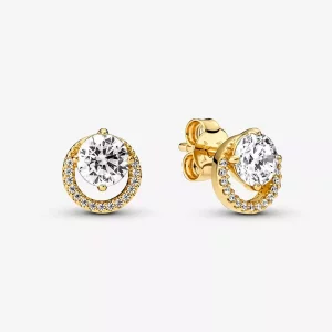 Pandora Sparkling Round Halo Stud Earrings - 261248C01 (afbeelding voor) Pandora Sparkling Round Halo Stud Earrings - 261248C01