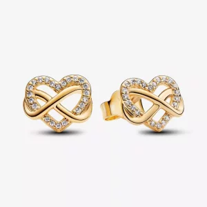 Pandora Sprankelende Oneindigheid Hart Oorknopjes - 262667C01 (afbeelding voor) Pandora Sprankelende Oneindigheid Hart Oorknopjes - 262667C01