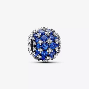 Pandora Sprankelende Ronde Blauwe Pavébedel - 792630C02 (afbeelding voor) Pandora Sprankelende Ronde Blauwe Pavébedel - 792630C02
