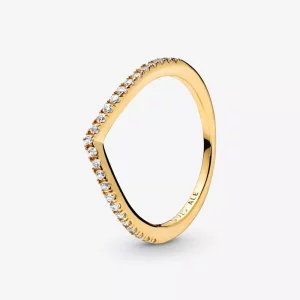 Pandora Sprankelende Wishbone Ring - 168758C01 (afbeelding voor) Pandora Sprankelende Wishbone Ring - 168758C01