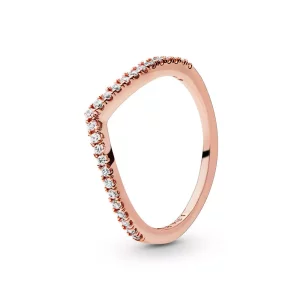 Pandora Sprankelende Wishbone Ring - 186316CZ (afbeelding voor) Pandora Sprankelende Wishbone Ring - 186316CZ