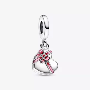 Pandora Te openen hartvormige bonbondoos hangende bedel - 792587C01 (afbeelding voor) Pandora Te openen hartvormige bonbondoos hangende bedel - 792587C01
