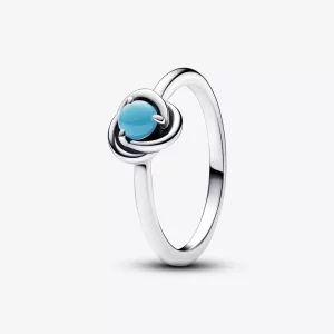 (afbeelding voor) Pandora Turquoise Oneindige Cirkelring - 192993C12