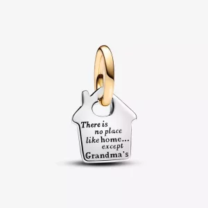(afbeelding voor) Pandora Tweekleurige Grandma's House hangende bedel - 763205C00