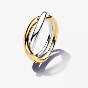 (afbeelding voor) Pandora Tweekleurige Verstrengelde Banden Ring - 163262C00