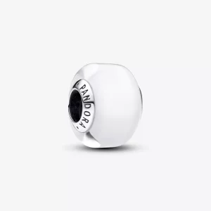 (afbeelding voor) Pandora Witte minibedel van muranoglas - 793118C00