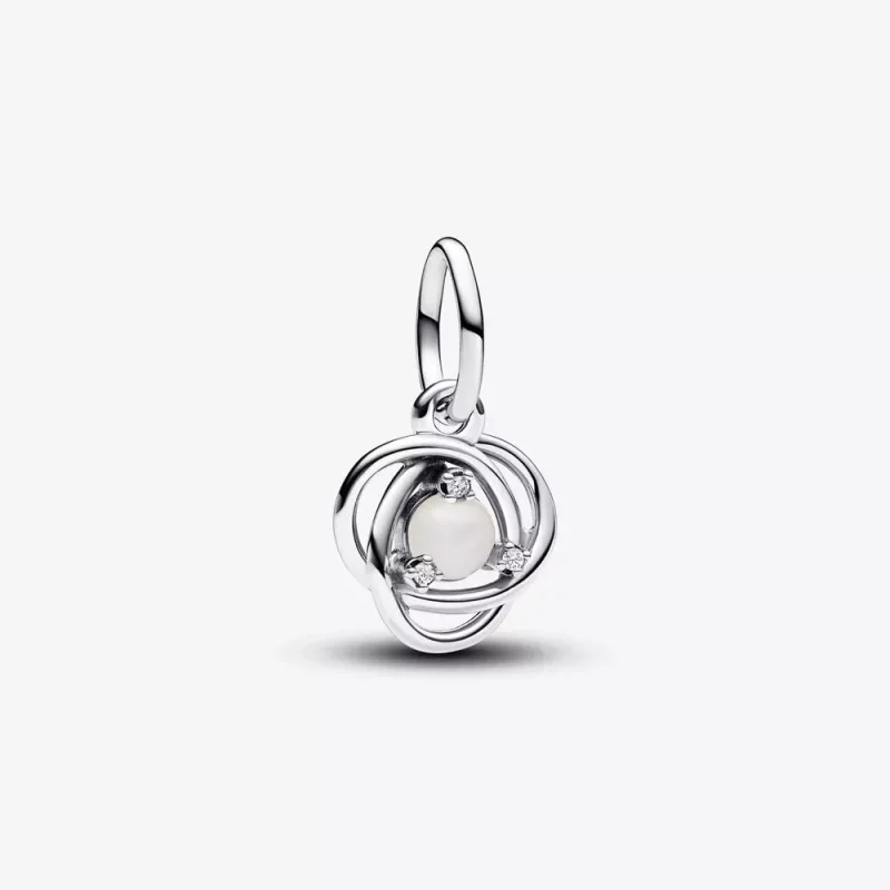 (afbeelding voor) Pandora Witte Oneindigheidscirkel Hangende Bedel - 793125C06