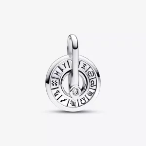 Pandora Zodiac Wheel Medaillon Bedel - 793038C01 (afbeelding voor) Pandora Zodiac Wheel Medaillon Bedel - 793038C01