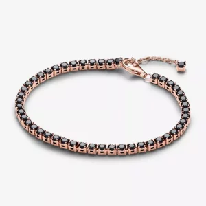 (afbeelding voor) Pandora Zwarte Sprankelende Tennis Armband - 581469C02