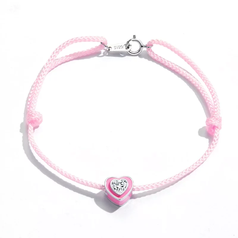 (afbeelding voor) Roze Hart Enkelband - SCT022 - Bekijken 2