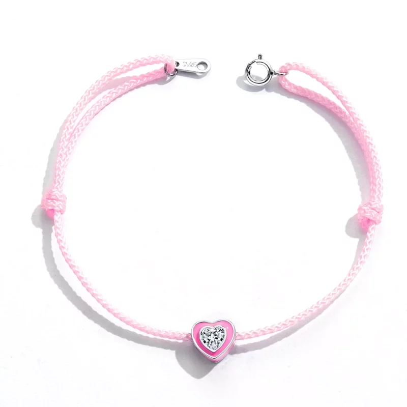 (afbeelding voor) Roze Hart Enkelband - SCT022 - Bekijken 4