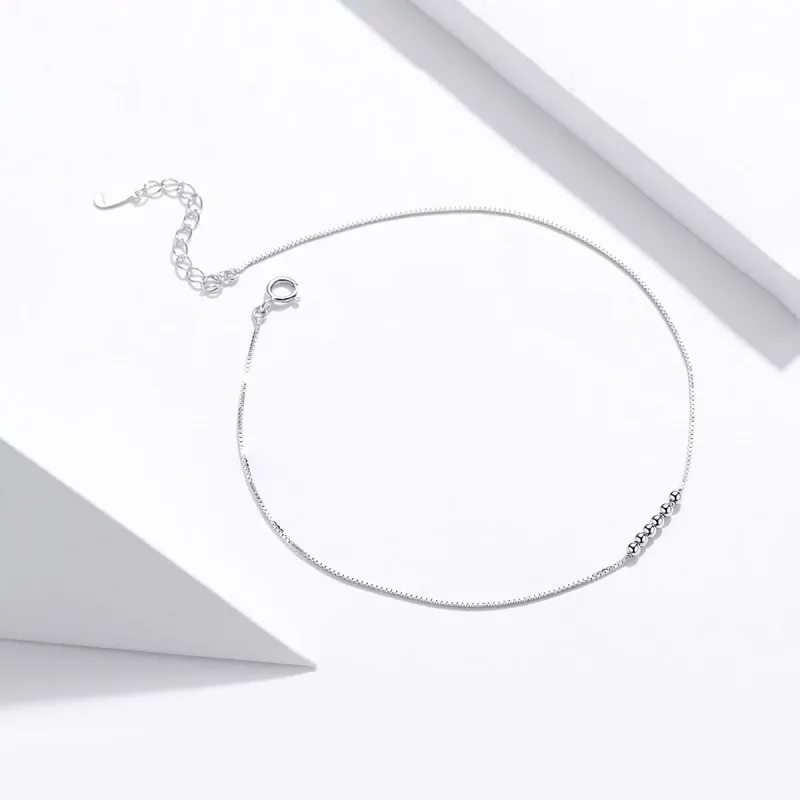 (afbeelding voor) Pandora Stijl Zilveren Helical Enkelband - SCT007 - Bekijken 4