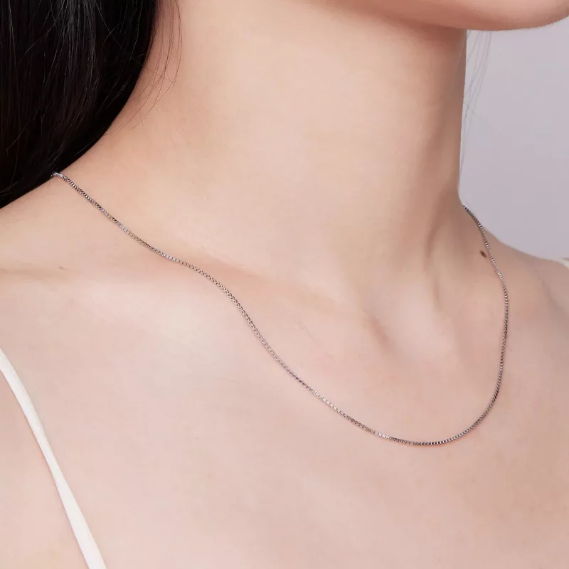 (afbeelding voor) Pandora Stijl 0.8 Boxchain Basis Ketting - SCA024 - Bekijken 5