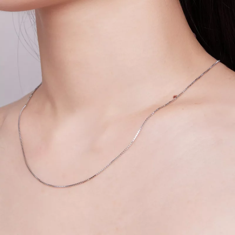 (afbeelding voor) Pandora Stijl 0.8 Boxchain Basis Ketting - SCA024 - Bekijken 6