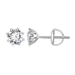 Pandora Stijl 1 Karaat Moissanite Stud Oorbellen - MSE019-L (afbeelding voor) Pandora Stijl 1 Karaat Moissanite Stud Oorbellen - MSE019-L