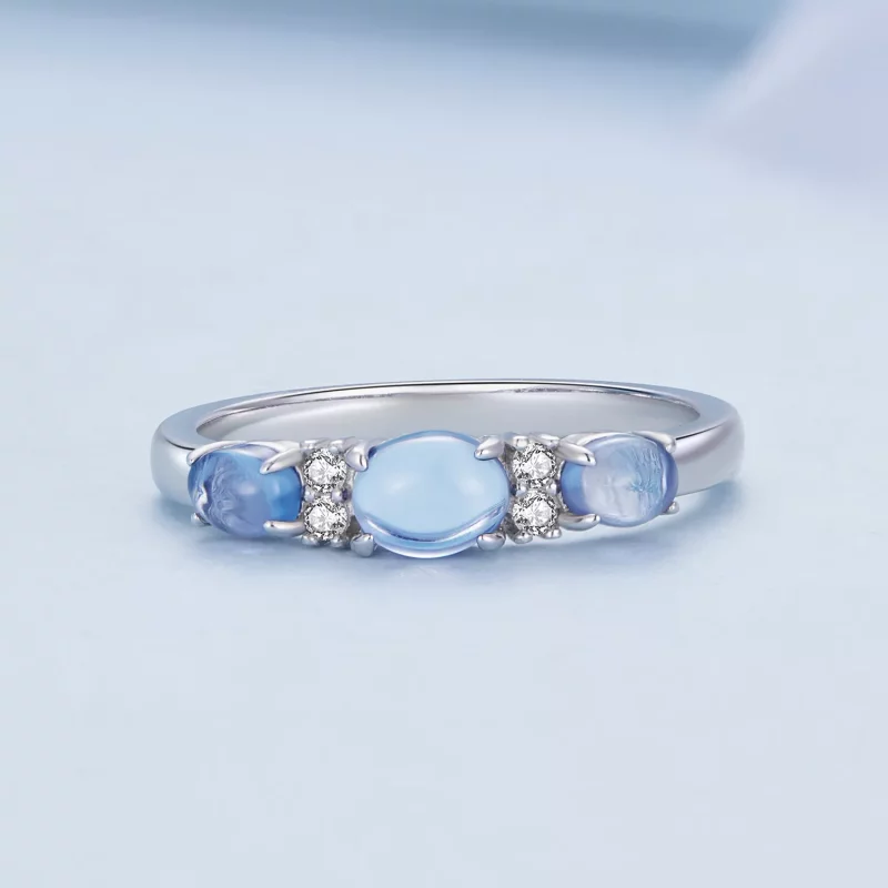 (afbeelding voor) Pandora Stijl 3 Stenen Ring - BSR427 - Bekijken 3