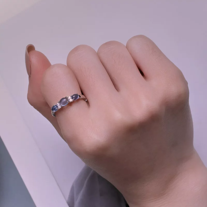 (afbeelding voor) Pandora Stijl 3 Stenen Ring - BSR427 - Bekijken 5