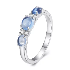 Pandora Stijl 3 Stenen Ring - BSR427 (afbeelding voor) Pandora Stijl 3 Stenen Ring - BSR427