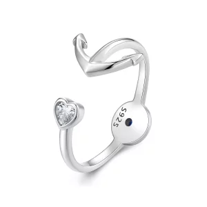 Pandora Stijl Anker Kompas Open Ring - SCR935 (afbeelding voor) Pandora Stijl Anker Kompas Open Ring - SCR935