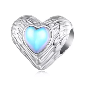 Pandora Stijl Beschermengel Hartbedel - BSC867 (afbeelding voor) Pandora Stijl Beschermengel Hartbedel - BSC867