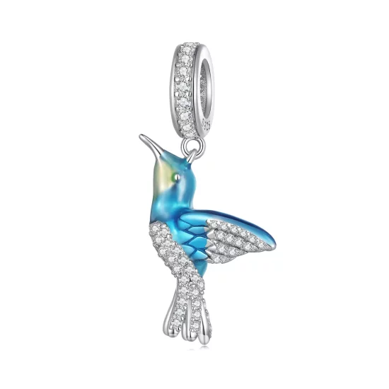 (afbeelding voor) Pandora Stijl Delicate IJsvogel Hanger Bedel - BSC858