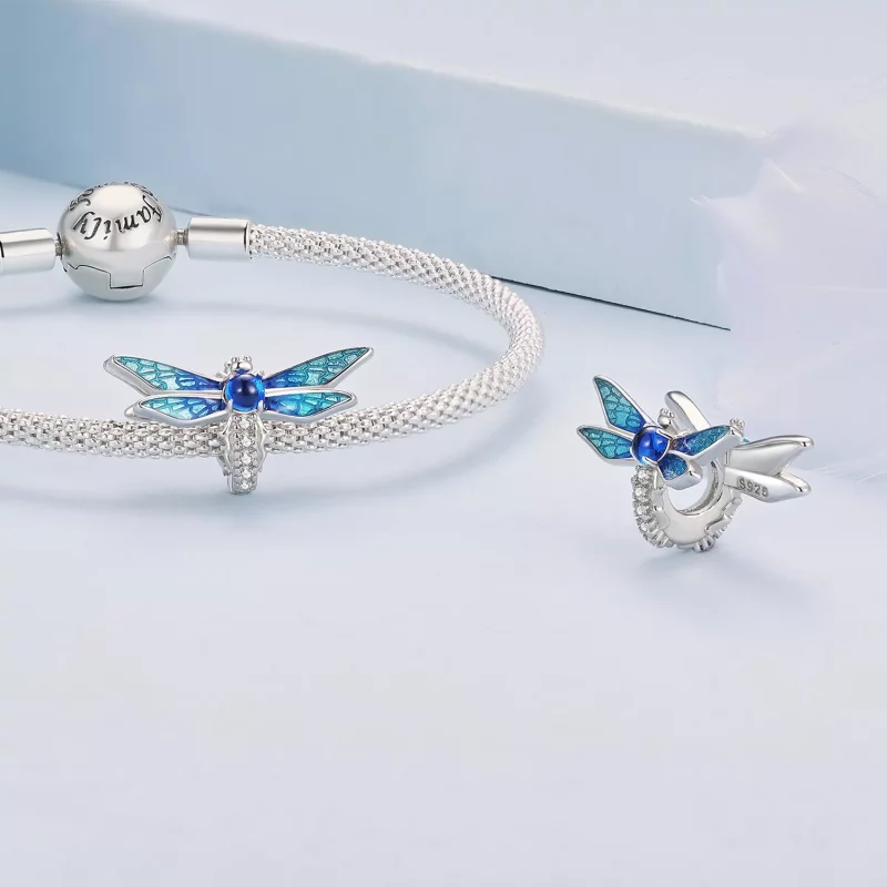 (afbeelding voor) Pandora Stijl Delicate Libelle Bedel - BSC859 - Bekijken 4