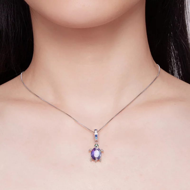 (afbeelding voor) Pandora Stijl Delicate Schildpad Hanger Bedel - BSC849 - Bekijken 6