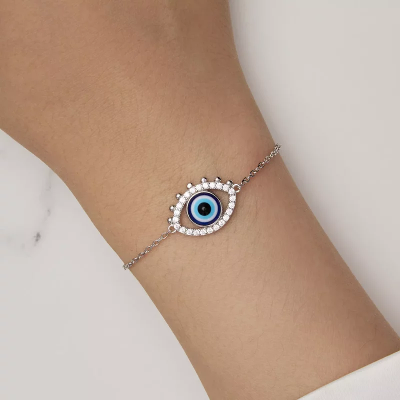 (afbeelding voor) Pandora stijl Duivelsoog Armband - BSB129 - Bekijken 7