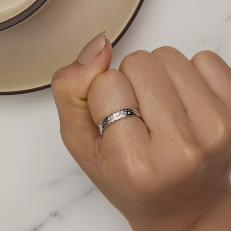 (afbeelding voor) Pandora Stijl Eenvoudige Zoete Herfstbladeren Ring - BSR444 - Bekijken 6