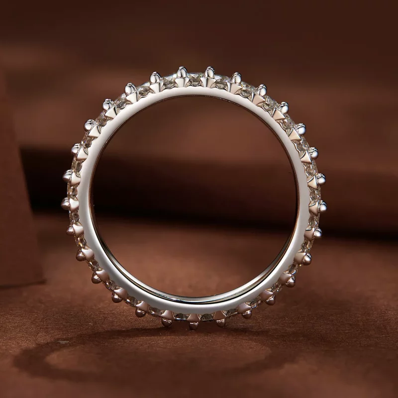 (afbeelding voor) Pandora Stijl Fijne Moissanite Diamanten Ring - MSR028 - Bekijken 4