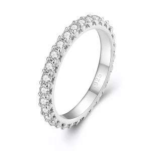 (afbeelding voor) Pandora Stijl Fijne Moissanite Diamanten Ring - MSR028
