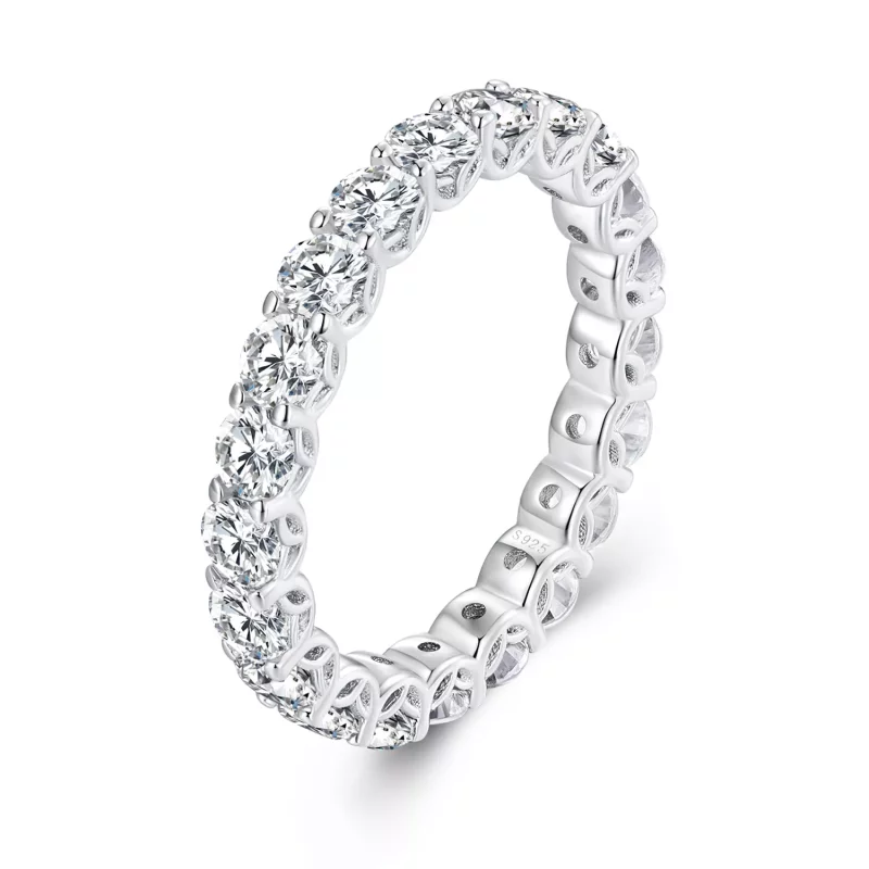 (afbeelding voor) Pandora-stijl Fijne Moissanite Ring - MSR029