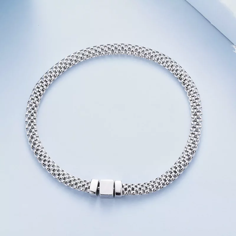 (afbeelding voor) Pandora Stijl Geweven Ketting Armband - BSB124 - Bekijken 2