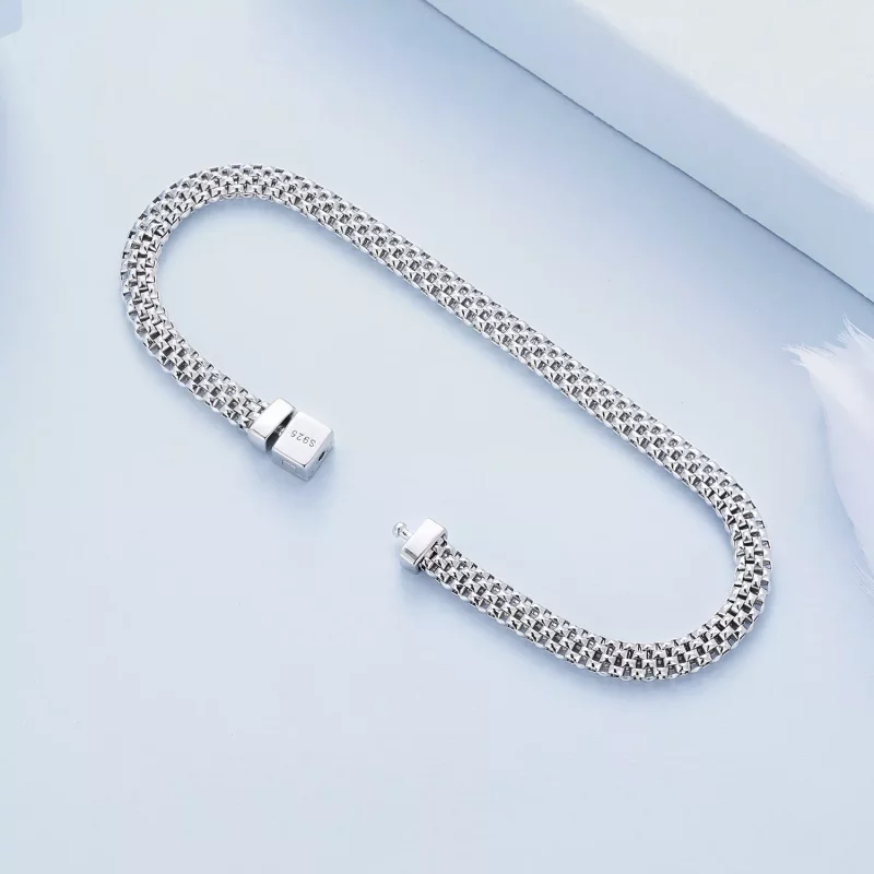 (afbeelding voor) Pandora Stijl Geweven Ketting Armband - BSB124 - Bekijken 4