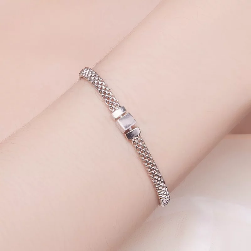 (afbeelding voor) Pandora Stijl Geweven Ketting Armband - BSB124 - Bekijken 7