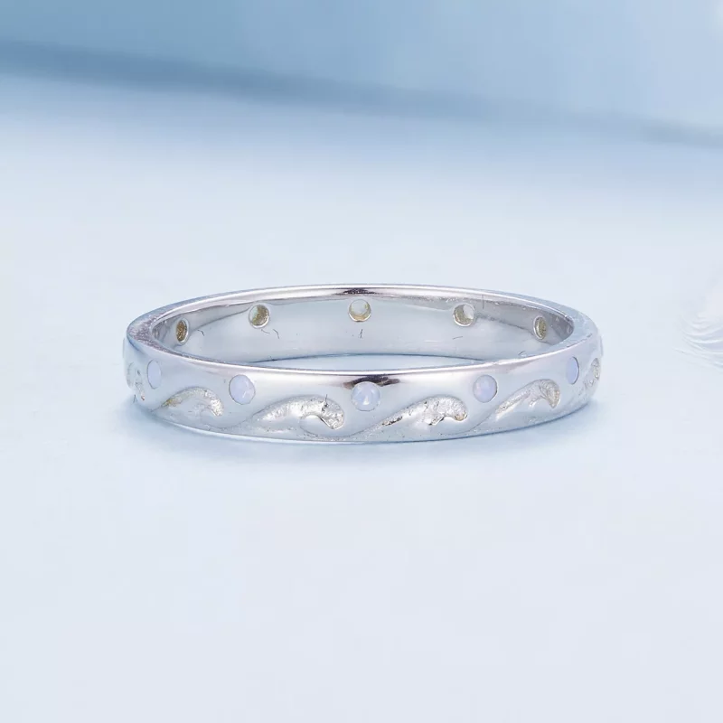 (afbeelding voor) Pandora Stijl Golven Ring - BSR443 - Bekijken 3