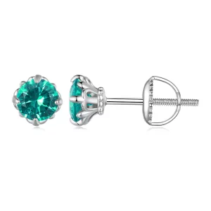 (afbeelding voor) Pandora-stijl Groene Nano Stud Oorbellen - BSE831-GN
