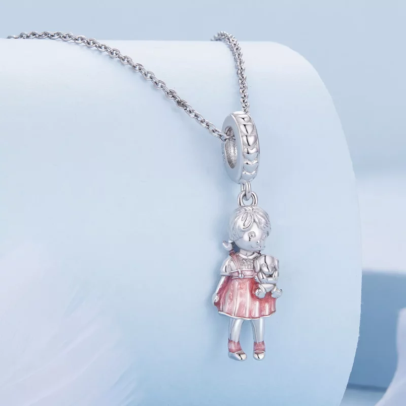 (afbeelding voor) Pandora-stijl Hangerbedel voor Kleine Meisje - BSC878 - Bekijken 2