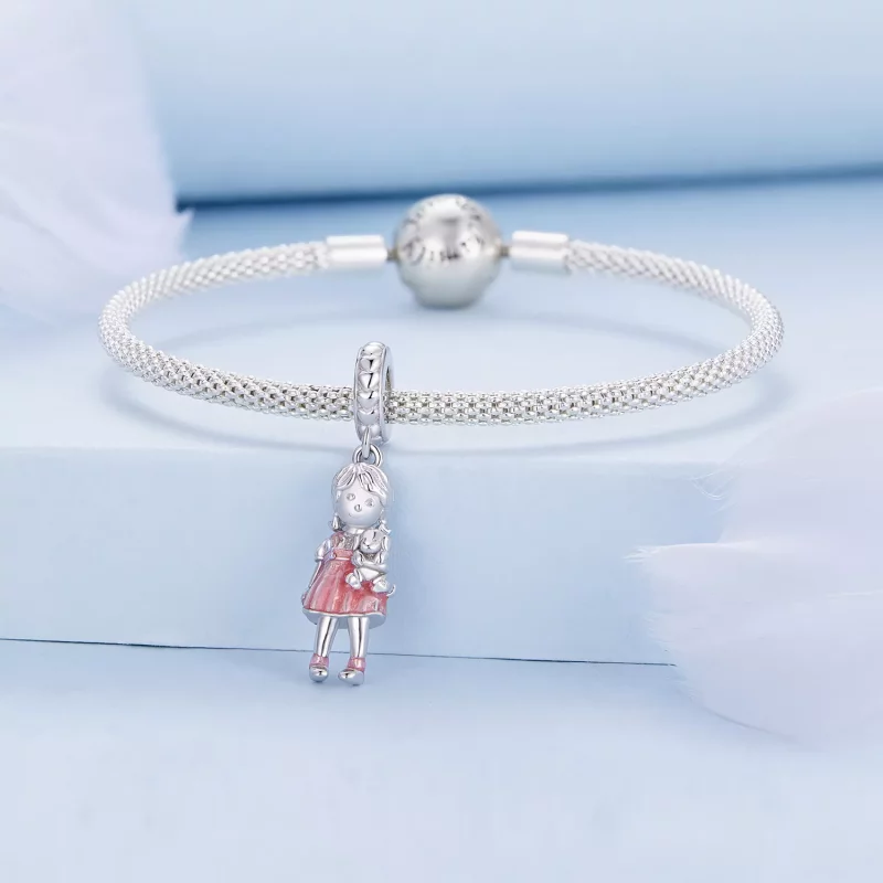 (afbeelding voor) Pandora-stijl Hangerbedel voor Kleine Meisje - BSC878 - Bekijken 3