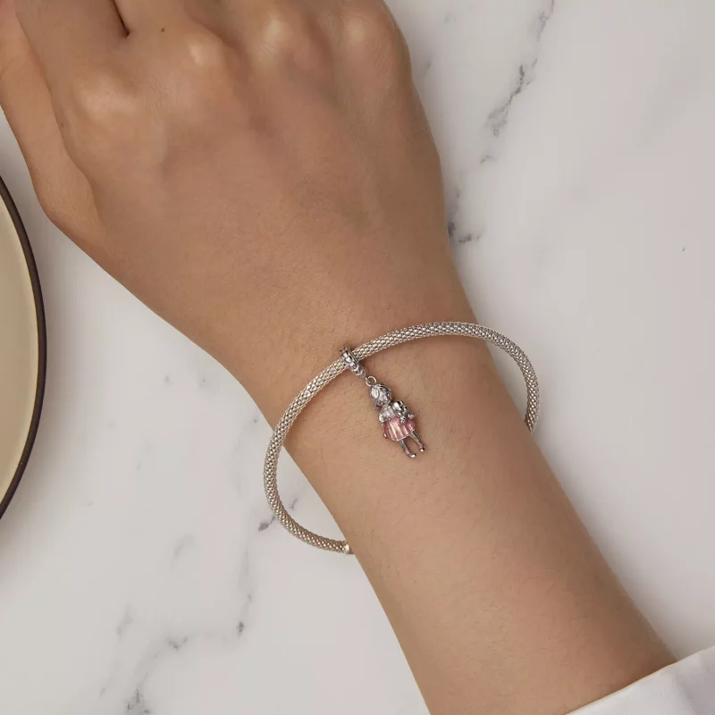 (afbeelding voor) Pandora-stijl Hangerbedel voor Kleine Meisje - BSC878 - Bekijken 5