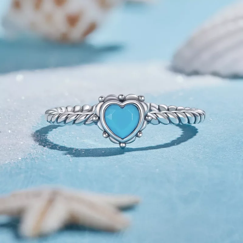 (afbeelding voor) Pandora Stijl Hartvormige Open Ring - SCR927 - Bekijken 3
