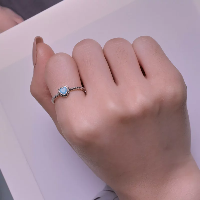 (afbeelding voor) Pandora Stijl Hartvormige Open Ring - SCR927 - Bekijken 5
